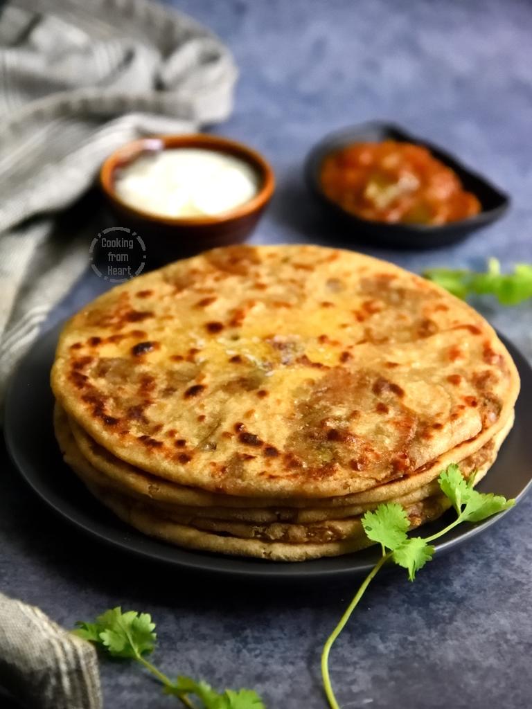 Aloo Parantha (Served w Pickle & Raita)